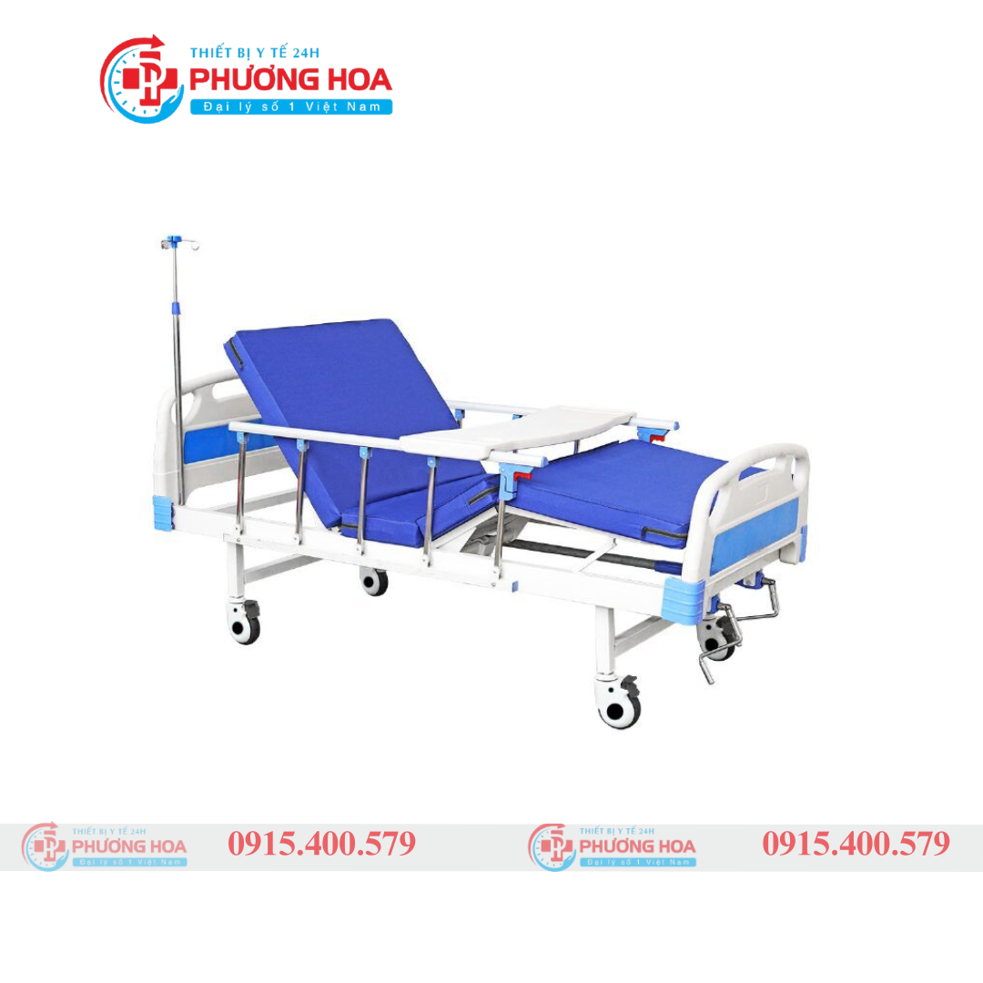 Giường Y Tế 2 Tay Quay Không Bô Oromi ZL-SYB2-I